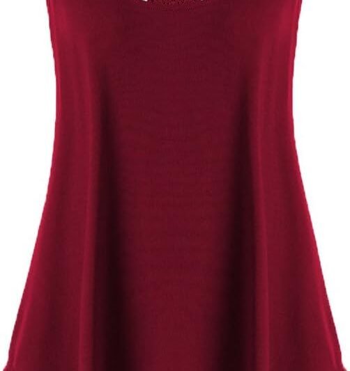 HOOUDO Sleeveless Tops Top and Tank Notes of Strappy High Women’s Bandages Top Tank Women’s Blouse Women’s Top Glitter