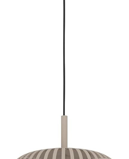 EGLO Romazzina Pendant Light, Dining Table Pendant Light, 1-Bulb, Metal Dining Room Lamp in Sand Colours, Pendant Light with E27 Socket