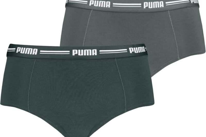 PUMA Women’s Mini Shorts Underwear (Pack of 2)