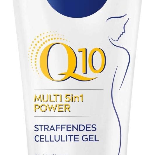 NIVEA Body Gel Q10 Anti-Cellulite (200 ml), Firming Skin Care with Q10 and Lotus Extract, with Multi 5-in-1 Power Formula for Visible Results in 3 Weeks