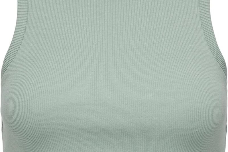 ONLY Women’s Onlvilma S/L Cropped Tank Top JRS Noos Top