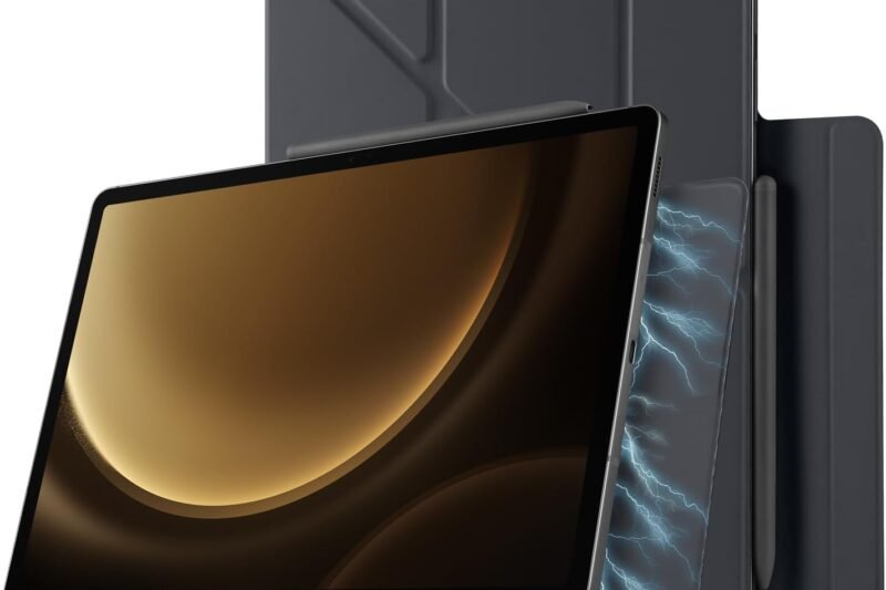 Compatible with Samsung Galaxy Tab S11 Ultra 5G SM-X936B/SM-X930, Slim Powerful Magnetic Case, 4 Stand Angles Shockproof Cover with Auto Wake/Sleep Function, Support